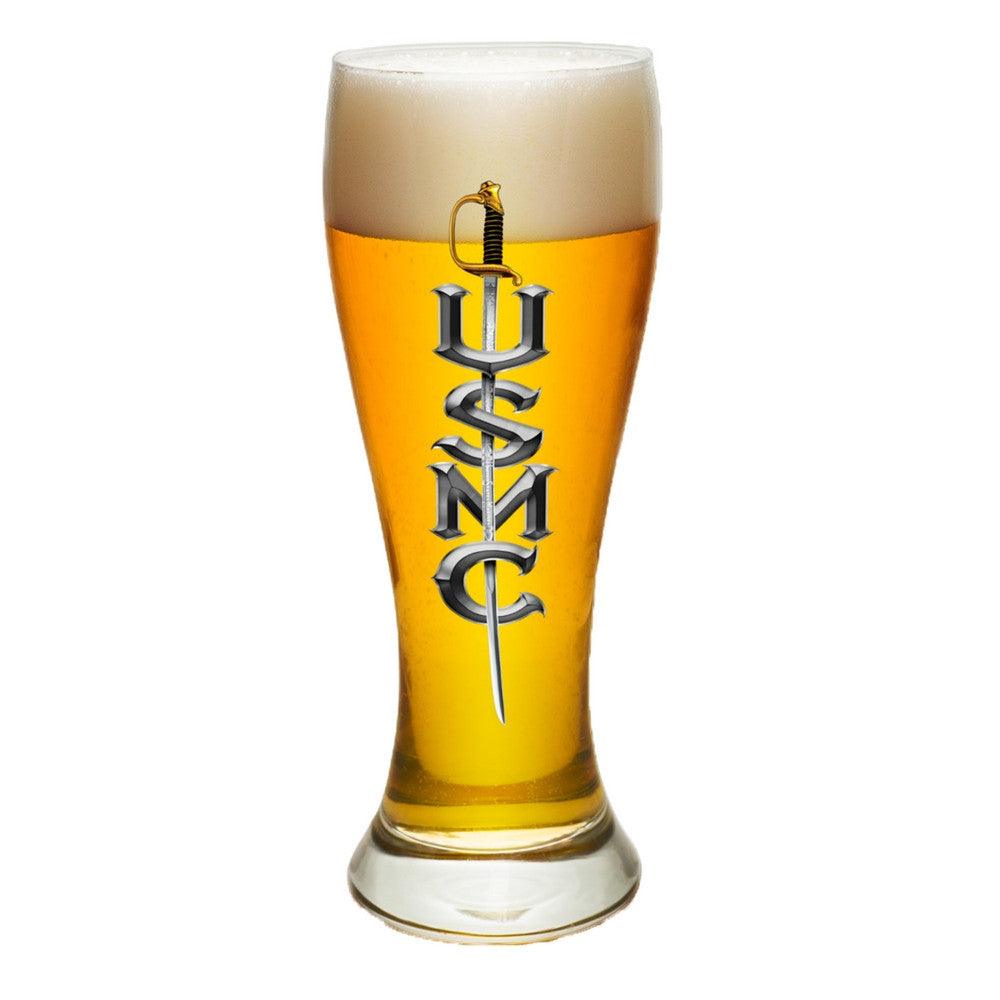 USMC Sword Pilsner Glass Set-Military Republic