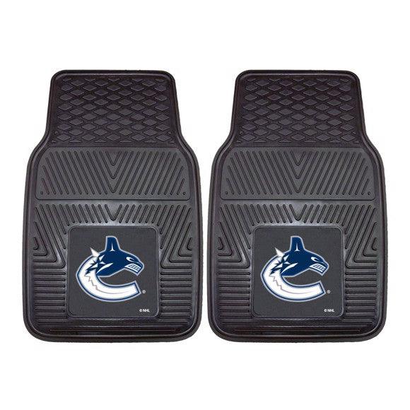 Vancouver Canucks 2pk Heavy Duty Vinyl Car Mat Set - Military Republic