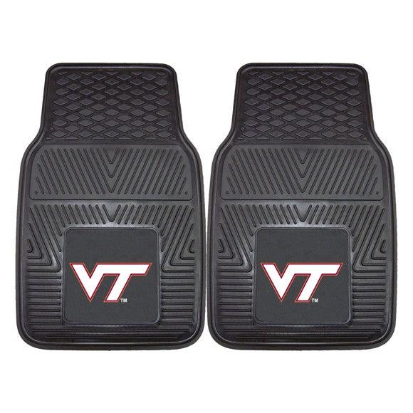 Virginia Tech 2pk Heavy Duty Vinyl Car Mat Set - Military Republic