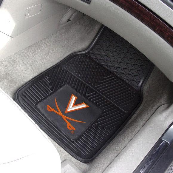 University of Virginia 2pk Heavy Duty Vinyl Car Mat Set - Military Republic