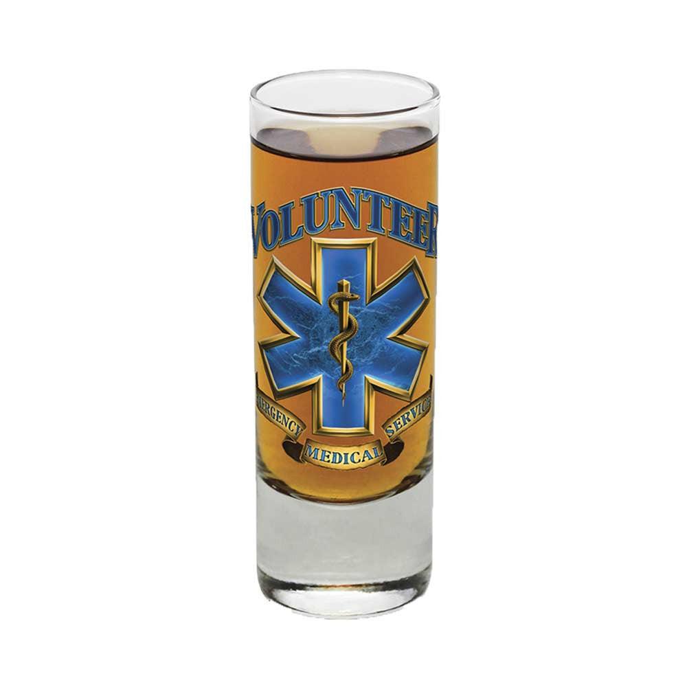 Volunteer EMS Shot Glasses-Military Republic