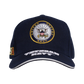 U.S. Navy Embroidered Veteran Cap - Navy Blue – view 2