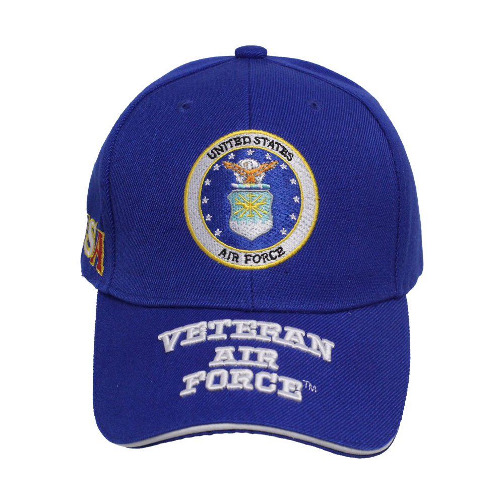 U.S. Air Force 3D Embroidered Veteran Cap – view 1