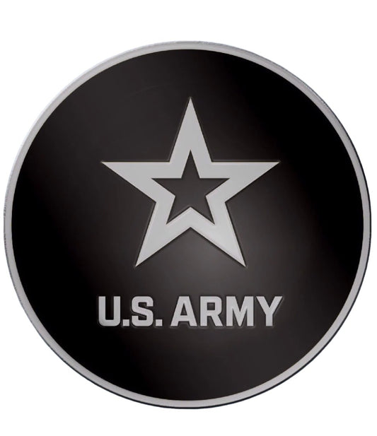 US Army Chrome Metal Auto Emblem