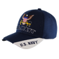 U.S. Navy 3D Embroidered 3-Panel Structured Cap – view 3