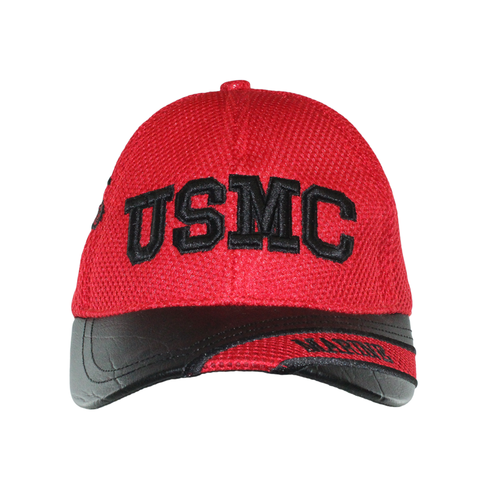 U.S. Marines Official Leather Brim Structured Cap – view 1