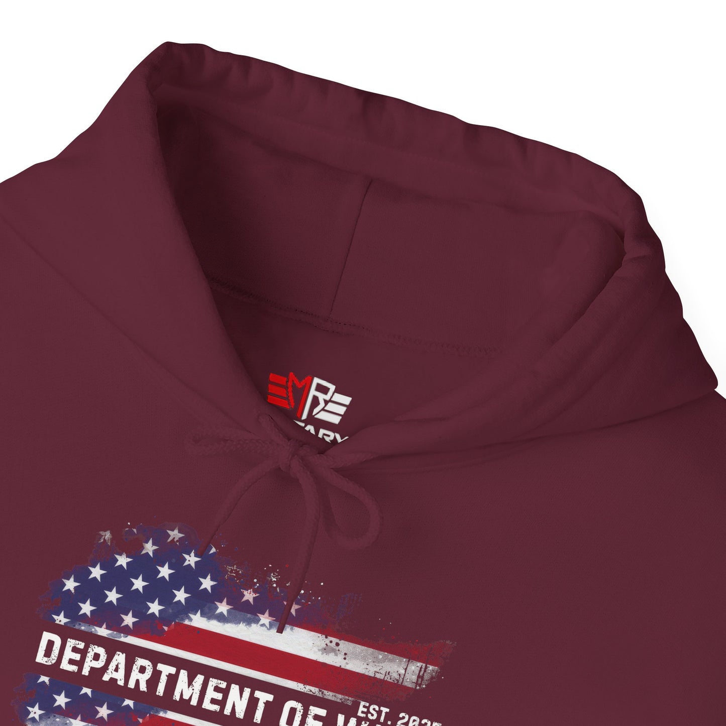 Patriotic Unisex Department of War Hoodie – Est. 2025