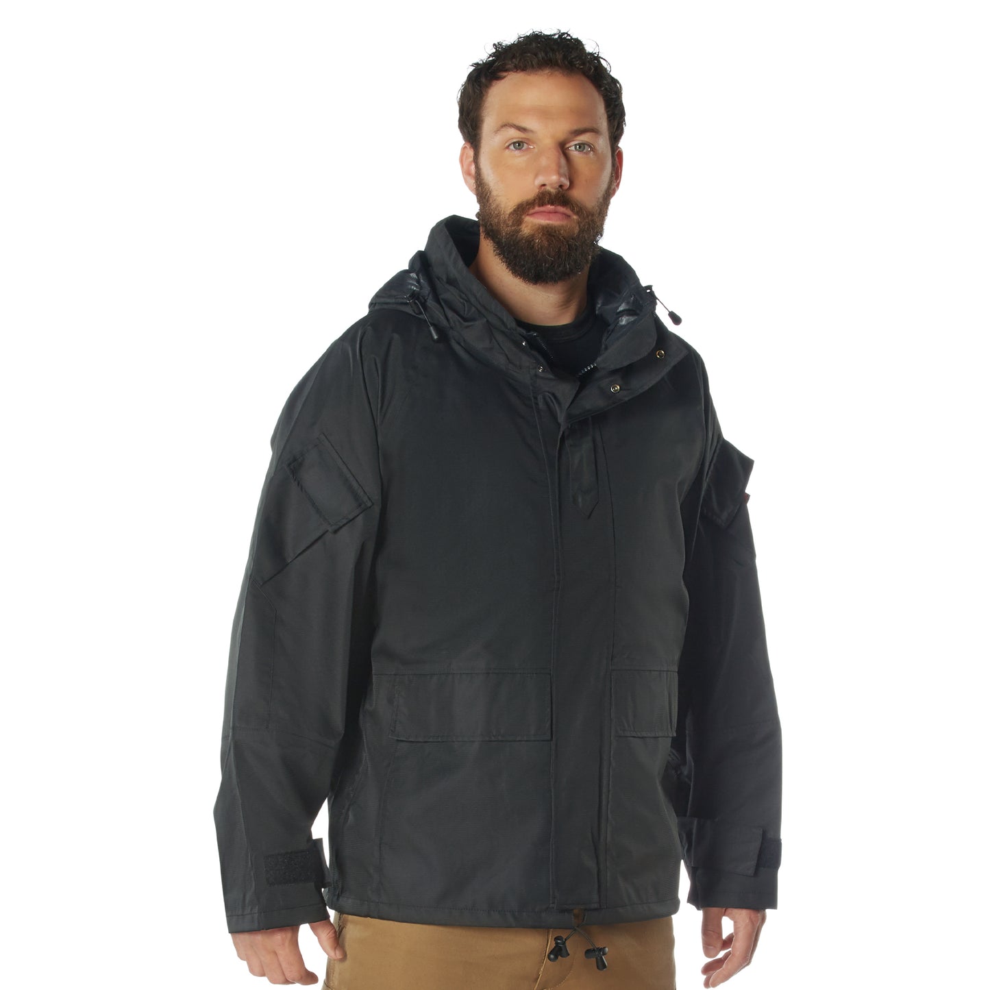 Rothco Hard Shell Waterproof Jacket - Black