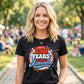 America 250 Years of Being Awesome Blue and Red Stars Graphic T-shirt