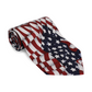 American Flag Satin & Striped Necktie for Men – view 1
