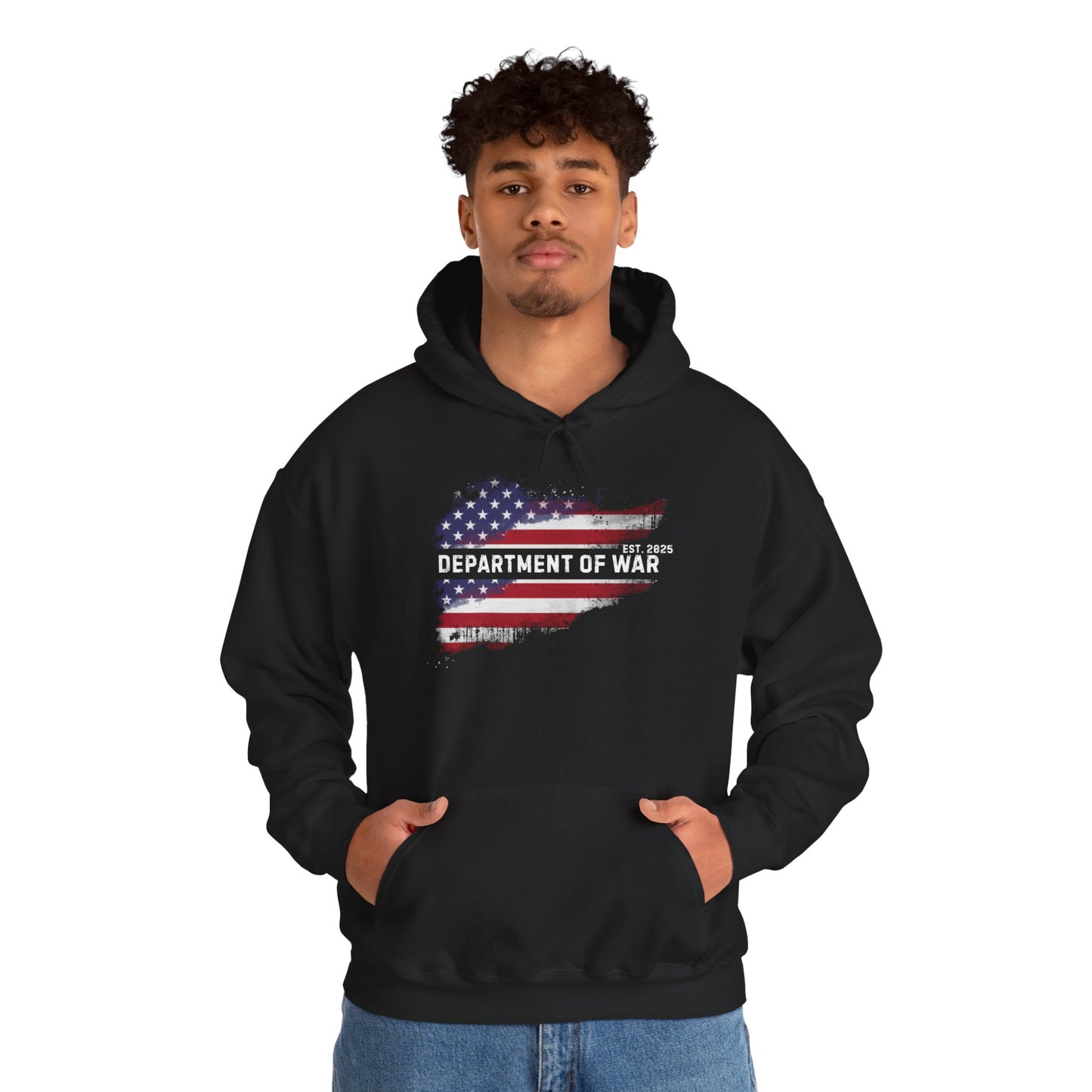 Patriotic Unisex Department of War Hoodie – Est. 2025