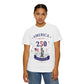 America 250 T-Shirt — 250 Years of Freedom Patriotic Statue of Liberty Tee