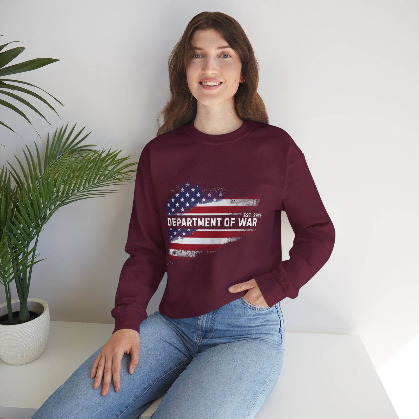 Patriotic Unisex Department of War Long Sleeve Shirt – Est. 2025