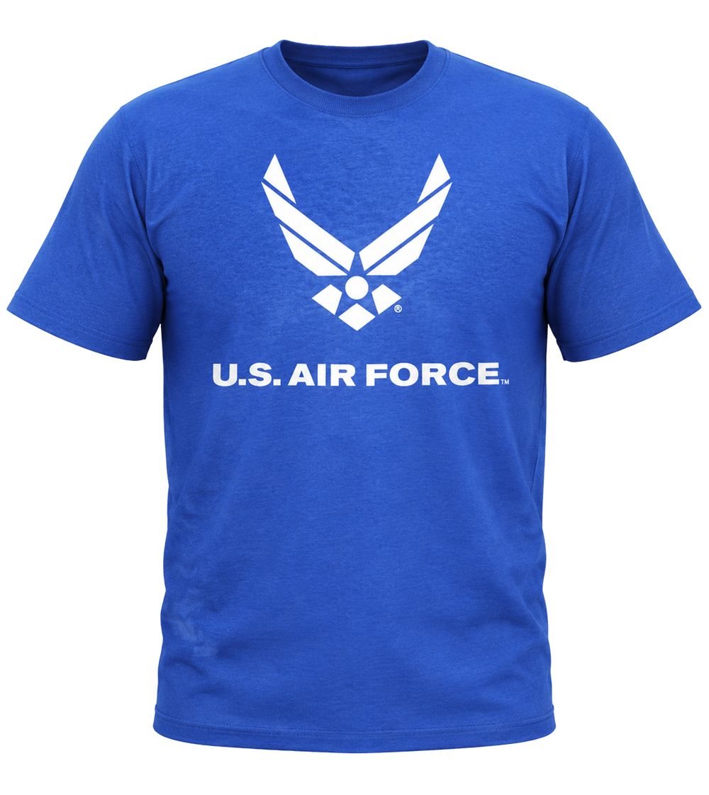 U.S. Air Force Solid Color Logo Front T-Shirt – view 1