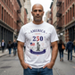 America 250 T-Shirt — 250 Years of Freedom Patriotic Statue of Liberty Tee
