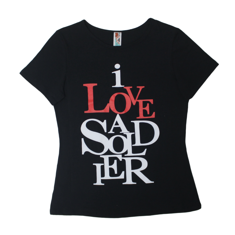Women's I Love a Soldier Patriotic T-Shirt – view 1