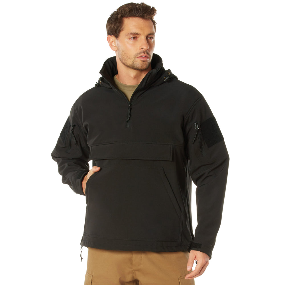Rothco Concealed Carry Soft Shell Anorak Black – Military Republic