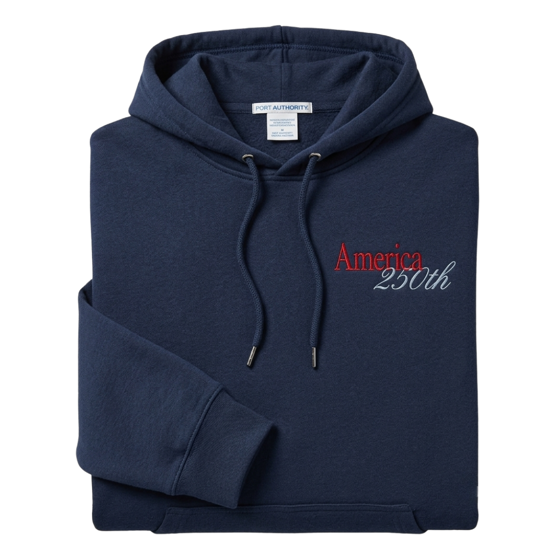 "America 250th" Embroidered Script Pullover Hoodie