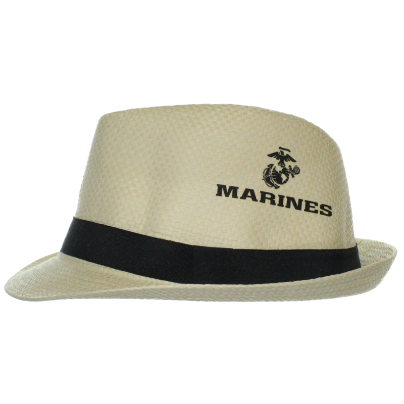 U.S. Marines Embroidered Logo Fedora – view 1