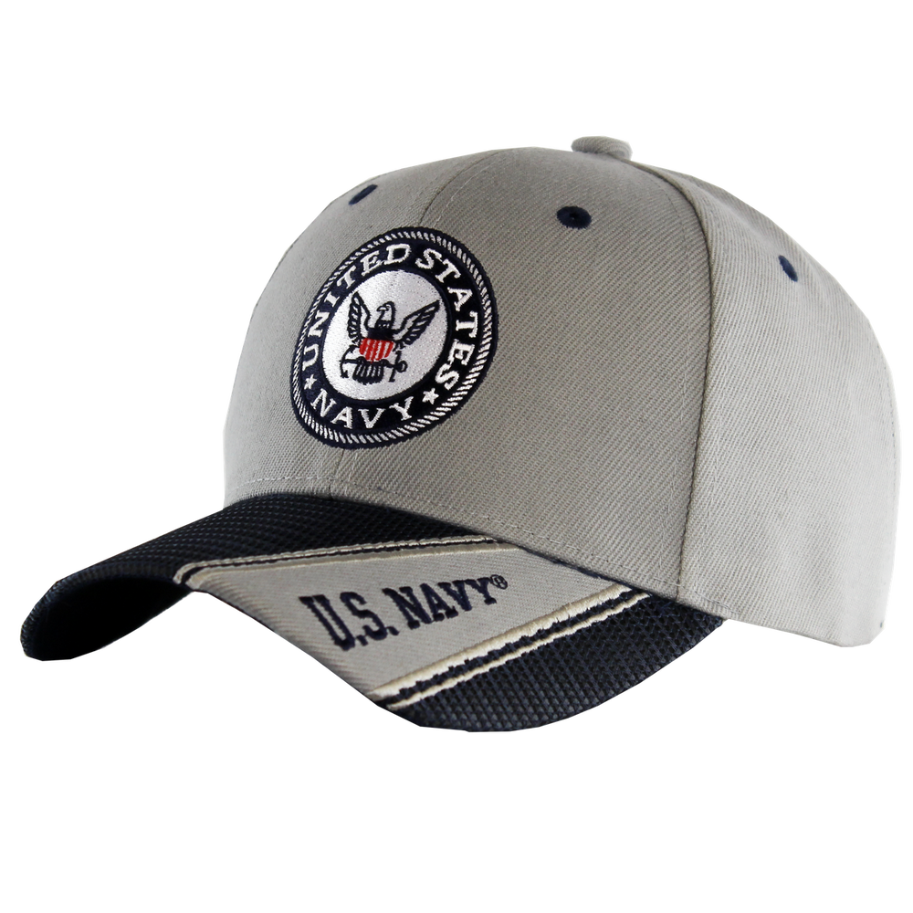 U.S. Navy Mesh Bill Cap with Embroidered Logo – view 1