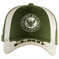 U.S. Navy Green & Beige 4-Way Embroidered Cap – view 1