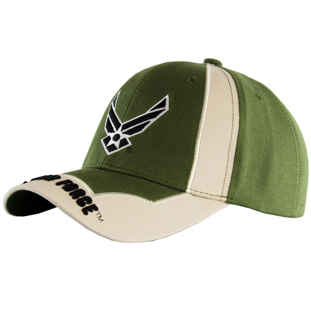 U.S. Air Force Green 4-Way Embroidered Cap – view 3