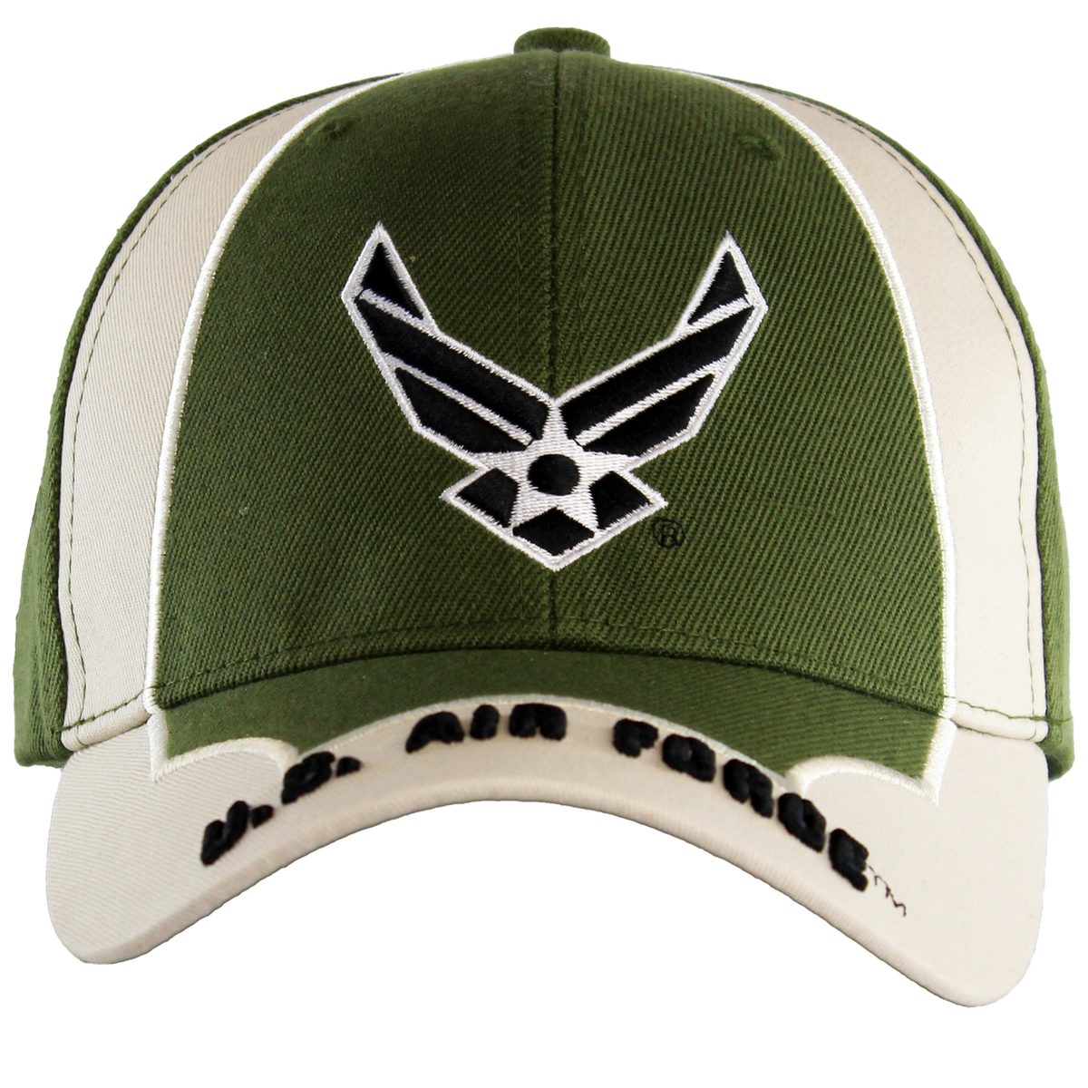 U.S. Air Force Green 4-Way Embroidered Cap – view 1