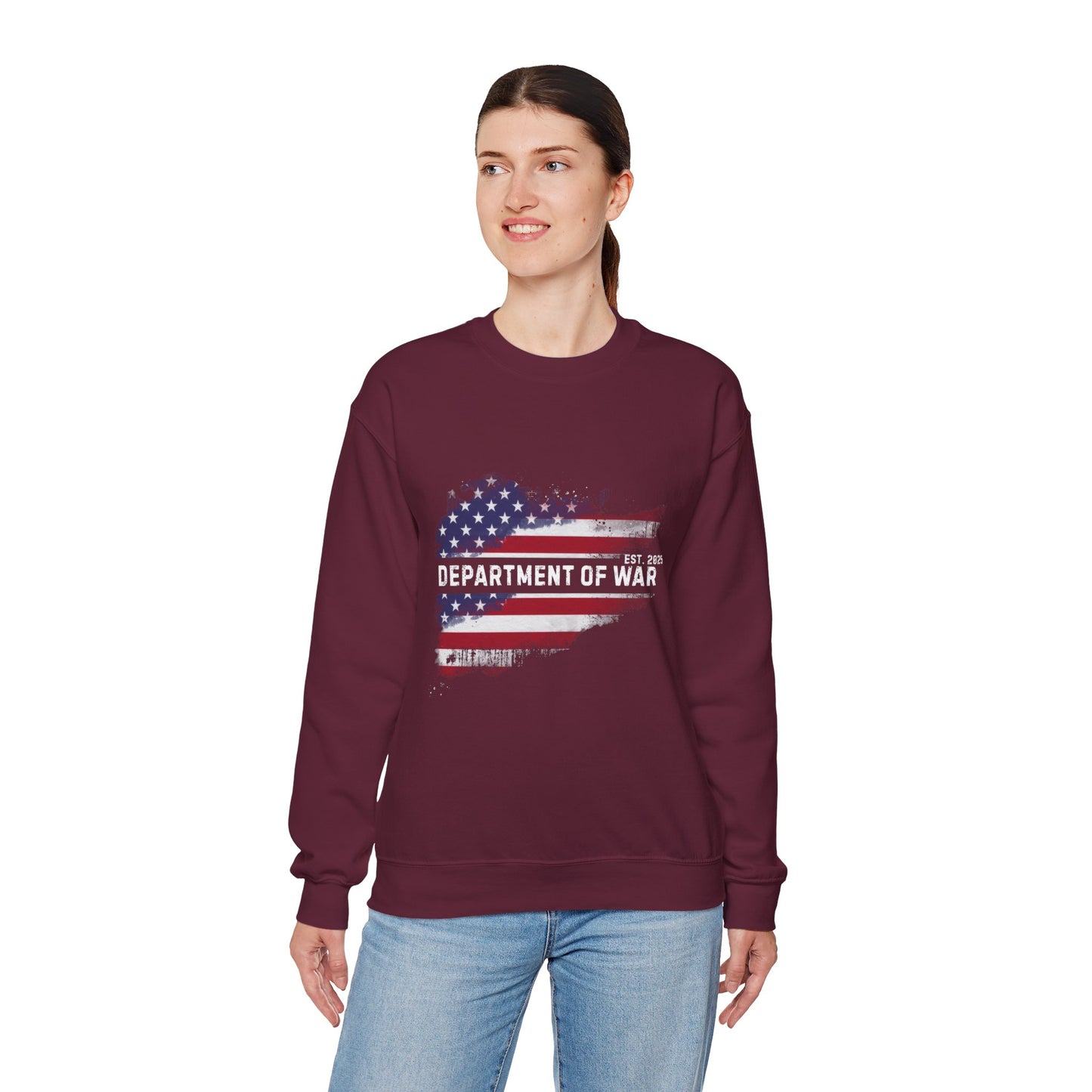 Patriotic Unisex Department of War Long Sleeve Shirt – Est. 2025