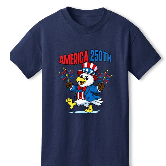 America 250th Uncle Sam Eagle Graphic T-shirt