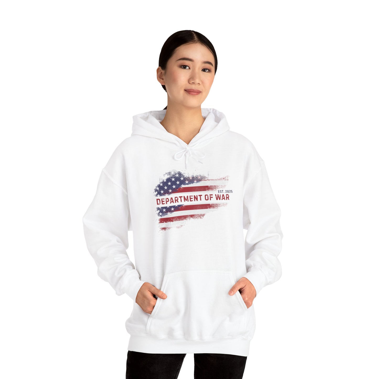 Patriotic Unisex Department of War Hoodie – Est. 2025