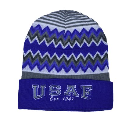 U.S. Air Force Watch Cap w/ Wavy Stripe