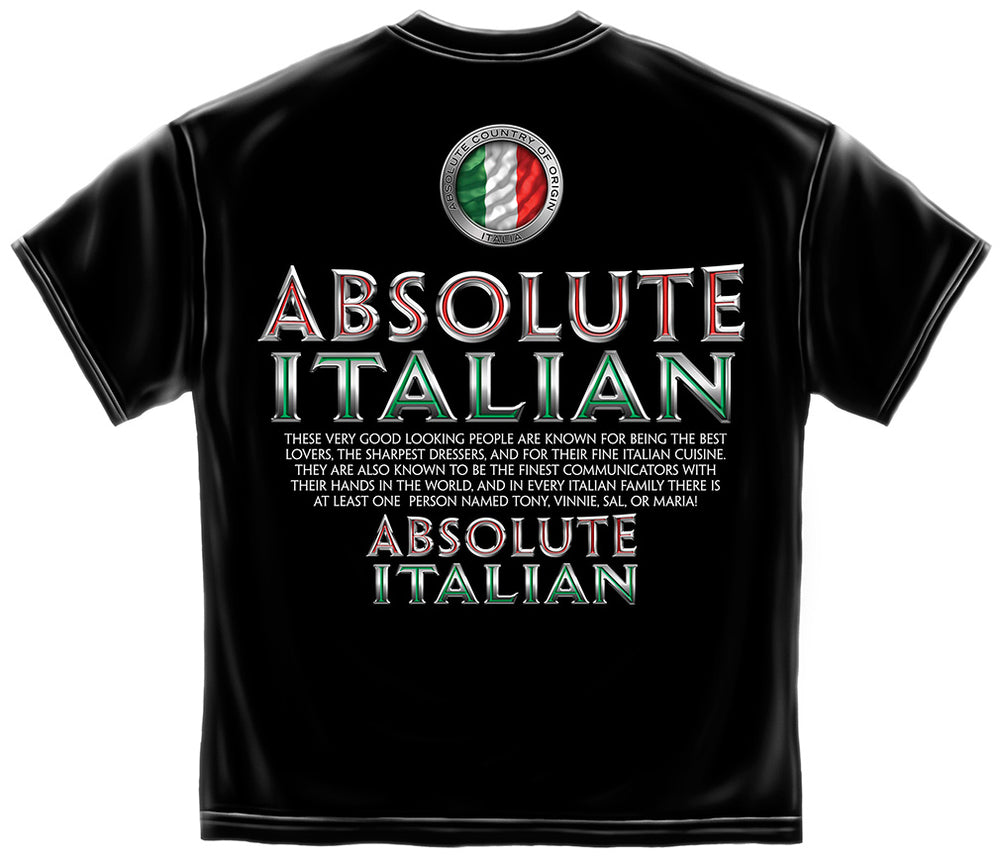 Absolute Italian T-Shirt - back view