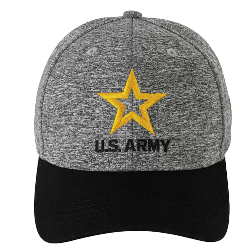 Variegated U.S. Army Grey & Black Adjustable Cap – view 1