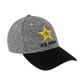 Variegated U.S. Army Grey & Black Adjustable Cap – view 2