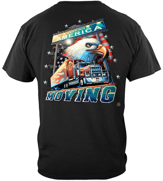 American Trucker T-Shirt - back view