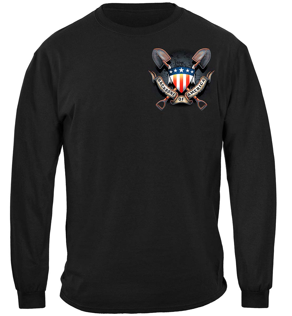 American Laborer Long Sleeve Shirt - front view