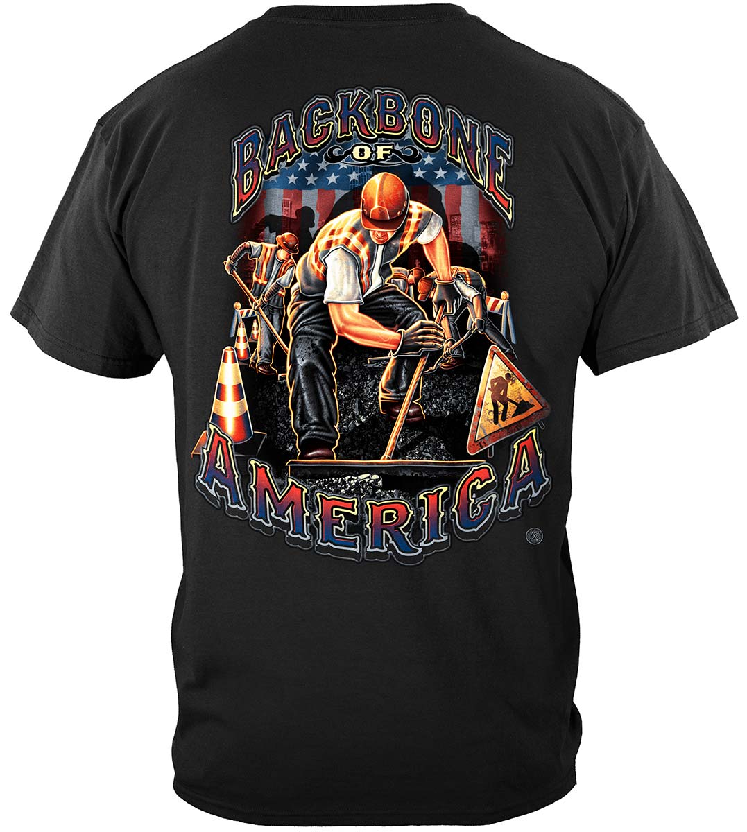 American Laborer T-Shirt - back view