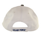 US Air Force Logo Gray and White Performance Cap – view 2
