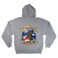 Patriotic Land of the Free Eagle Flag Zip-Up Hoodie – view 1