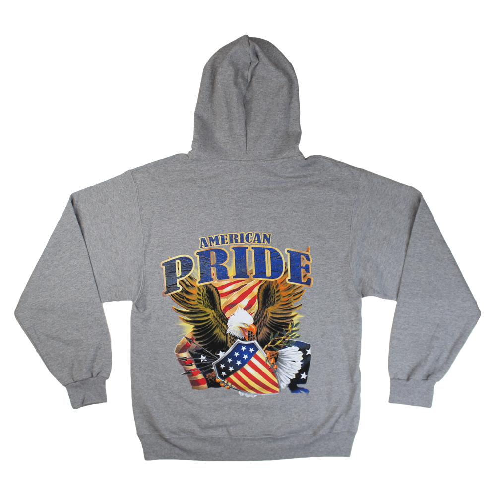 American Pride Eagle Patriotic Zip-Up Hoodie – view 1
