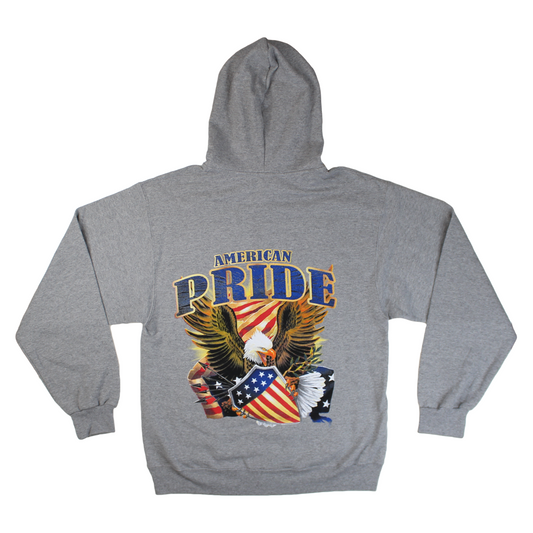 American Pride Eagle Patriotic Zip-Up Hoodie – view 1
