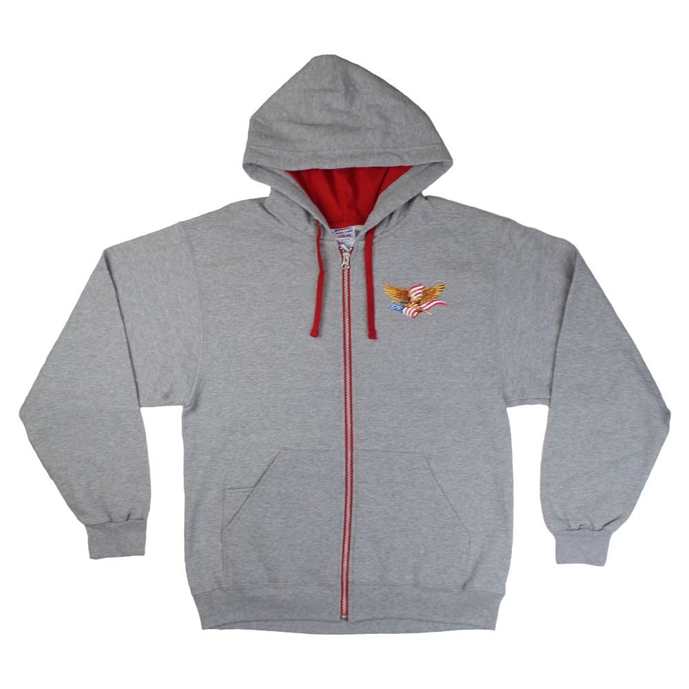 American Pride Eagle Patriotic Zip-Up Hoodie – view 2