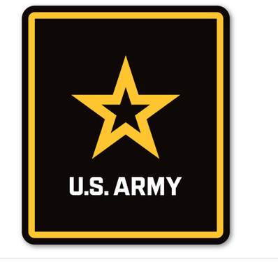 United States Army Logo Magnet 4" x 4.6"