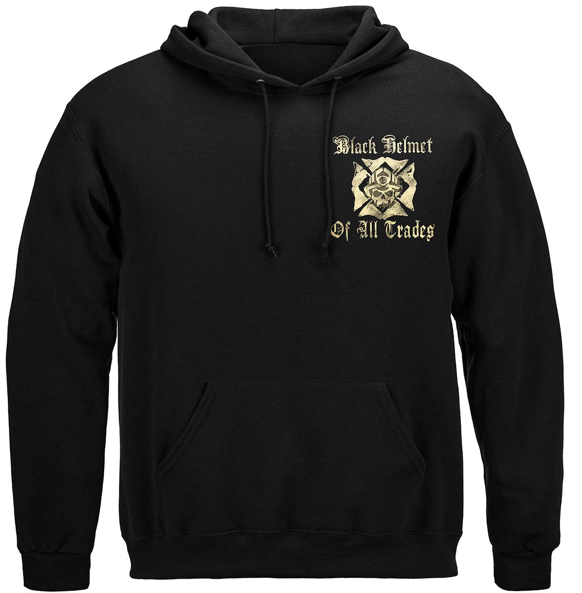 Black Helmet The Jack Card Hoodie - front view