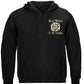 Black Helmet The Jack Card Zip Hoodie - front view