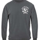 Black Helmet Spartan Helmet Face the Flames Long Sleeve Shirt - front view