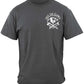 Black Helmet Spartan Helmet Face the Flames T-Shirt - front view