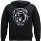 Black Helmet Tailboard Rider Hoodie - back view