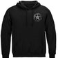 Black Helmet Tailboard Rider Hoodie - front view