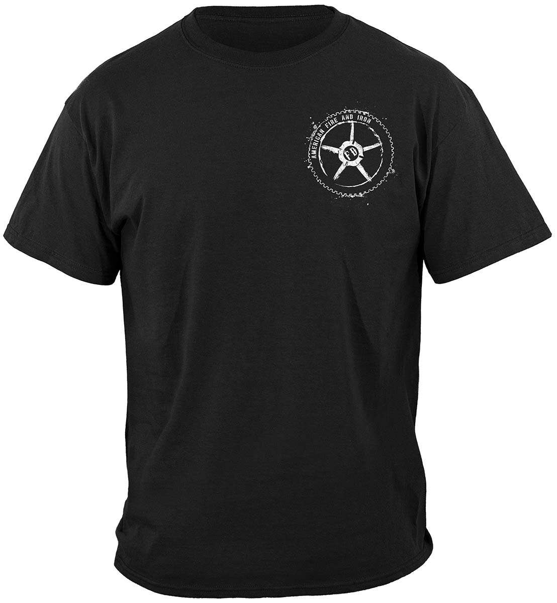 Black Helmet Tailboard Rider T-Shirt - front view